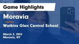 Moravia  vs Watkins Glen Central School  Game Highlights - March 2, 2024
