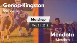 Matchup: Genoa-Kingston High vs. Mendota  2016