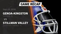 Recap: Genoa-Kingston  vs. Stillman Valley  2016