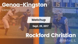 Matchup: Genoa-Kingston High vs. Rockford Christian  2017