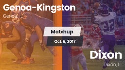 Matchup: Genoa-Kingston High vs. Dixon  2017