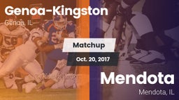 Matchup: Genoa-Kingston High vs. Mendota  2017