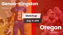 Matchup: Genoa-Kingston High vs. Oregon  2018