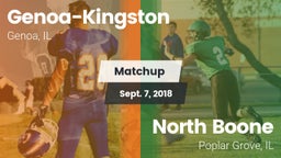 Matchup: Genoa-Kingston High vs. North Boone  2018
