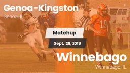 Matchup: Genoa-Kingston High vs. Winnebago  2018