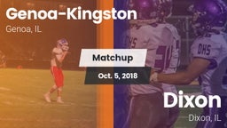 Matchup: Genoa-Kingston High vs. Dixon  2018