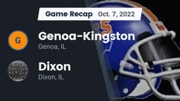 Recap: Genoa-Kingston  vs. Dixon  2022