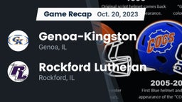 Recap: Genoa-Kingston  vs. Rockford Lutheran  2023