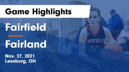 Fairfield  vs Fairland Game Highlights - Nov. 27, 2021