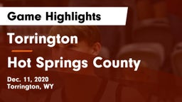 Torrington  vs Hot Springs County  Game Highlights - Dec. 11, 2020