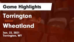 Torrington  vs Wheatland  Game Highlights - Jan. 22, 2021