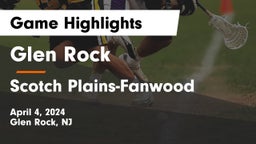 Glen Rock  vs Scotch Plains-Fanwood  Game Highlights - April 4, 2024