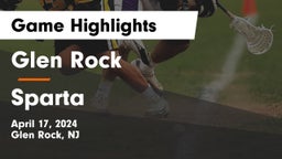 Glen Rock  vs Sparta  Game Highlights - April 17, 2024