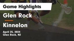 Glen Rock  vs Kinnelon  Game Highlights - April 25, 2024
