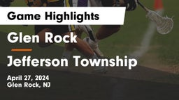 Glen Rock  vs Jefferson Township  Game Highlights - April 27, 2024
