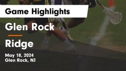 Glen Rock  vs Ridge  Game Highlights - May 18, 2024