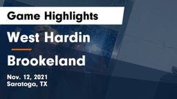 West Hardin  vs Brookeland  Game Highlights - Nov. 12, 2021