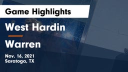 West Hardin  vs Warren  Game Highlights - Nov. 16, 2021