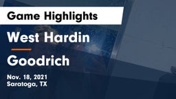 West Hardin  vs Goodrich  Game Highlights - Nov. 18, 2021