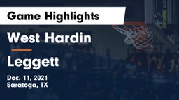West Hardin  vs Leggett Game Highlights - Dec. 11, 2021
