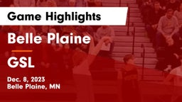 Belle Plaine  vs GSL Game Highlights - Dec. 8, 2023