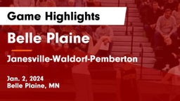 Belle Plaine  vs Janesville-Waldorf-Pemberton  Game Highlights - Jan. 2, 2024