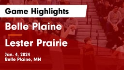 Belle Plaine  vs Lester Prairie  Game Highlights - Jan. 4, 2024