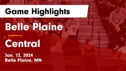 Belle Plaine  vs Central  Game Highlights - Jan. 12, 2024