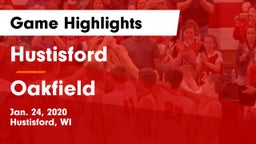 Hustisford  vs Oakfield  Game Highlights - Jan. 24, 2020