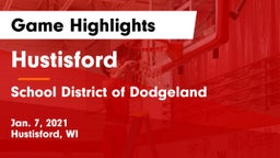 Hustisford  vs School District of Dodgeland Game Highlights - Jan. 7, 2021