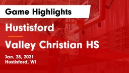 Hustisford  vs Valley Christian HS Game Highlights - Jan. 28, 2021