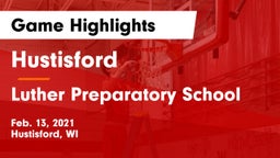 Hustisford  vs Luther Preparatory School Game Highlights - Feb. 13, 2021