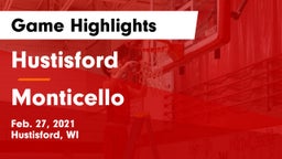 Hustisford  vs Monticello  Game Highlights - Feb. 27, 2021