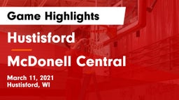 Hustisford  vs McDonell Central  Game Highlights - March 11, 2021