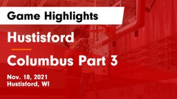 Hustisford  vs Columbus Part 3 Game Highlights - Nov. 18, 2021