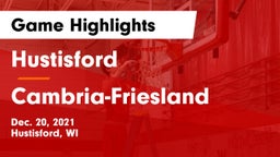 Hustisford  vs Cambria-Friesland  Game Highlights - Dec. 20, 2021