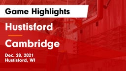 Hustisford  vs Cambridge  Game Highlights - Dec. 28, 2021