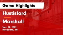Hustisford  vs Marshall Game Highlights - Jan. 29, 2022