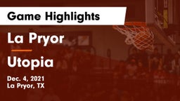 La Pryor  vs Utopia Game Highlights - Dec. 4, 2021