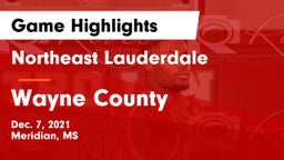 Northeast Lauderdale  vs Wayne County  Game Highlights - Dec. 7, 2021