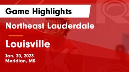 Northeast Lauderdale  vs Louisville  Game Highlights - Jan. 20, 2023