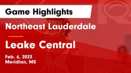 Northeast Lauderdale  vs Leake Central  Game Highlights - Feb. 6, 2023