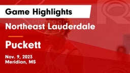 Northeast Lauderdale  vs Puckett  Game Highlights - Nov. 9, 2023