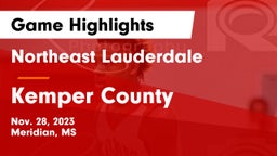 Northeast Lauderdale  vs Kemper County  Game Highlights - Nov. 28, 2023