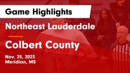 Northeast Lauderdale  vs Colbert County  Game Highlights - Nov. 25, 2023
