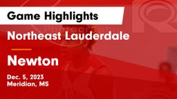 Northeast Lauderdale  vs Newton Game Highlights - Dec. 5, 2023