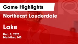 Northeast Lauderdale  vs Lake  Game Highlights - Dec. 8, 2023