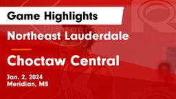 Northeast Lauderdale  vs Choctaw Central  Game Highlights - Jan. 2, 2024