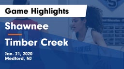 Shawnee  vs Timber Creek Game Highlights - Jan. 21, 2020
