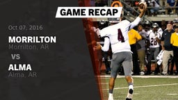 Recap: Morrilton  vs. Alma  2016